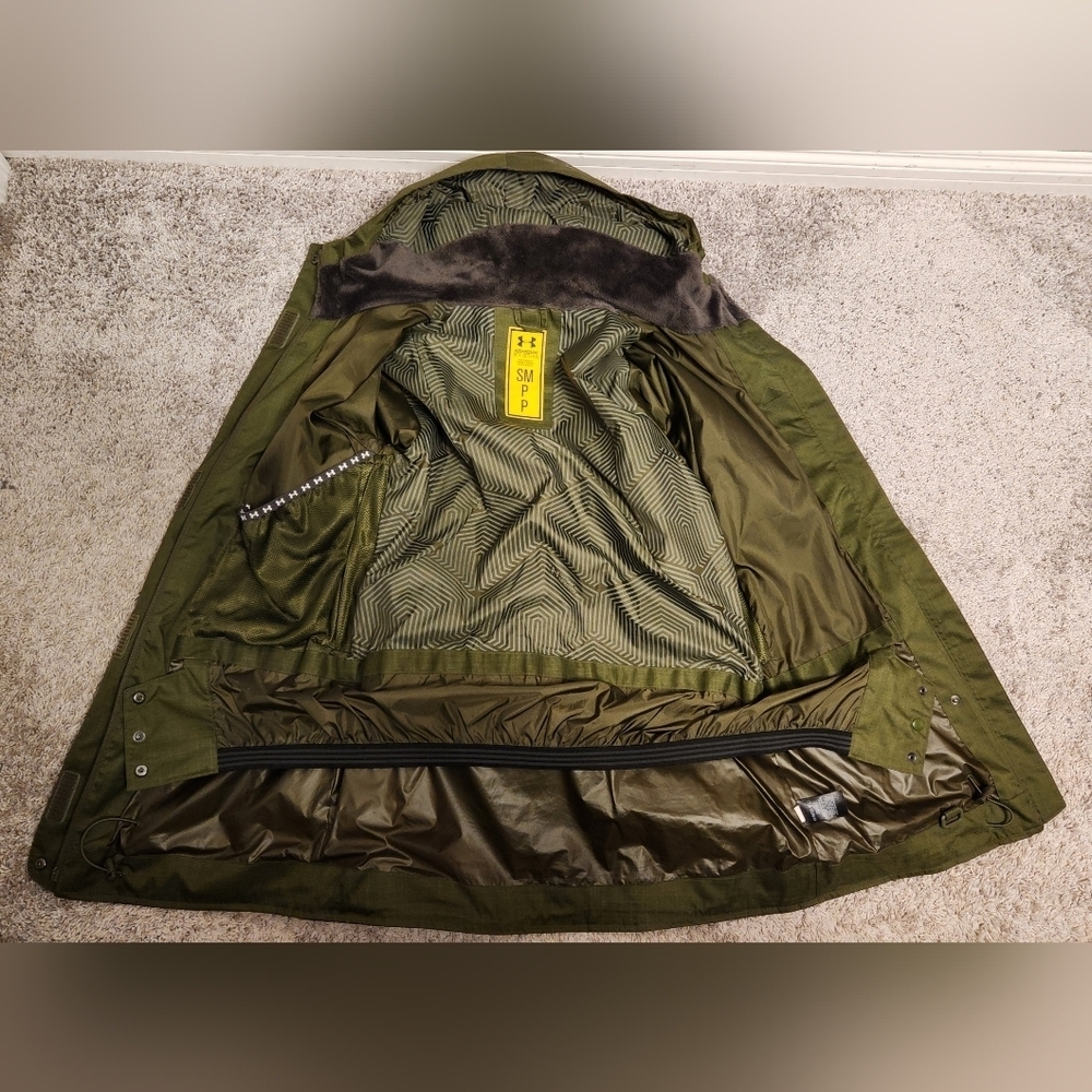 Under Armour Forest Green Utility Jacket - Picture 10 of 14